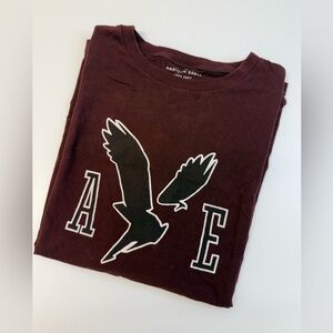 American Eagle Outfitters Burgundy Tee